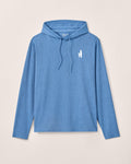 Custom Surfer Logo Hoppin Ribbed Knit Performance Hoodie - Heather