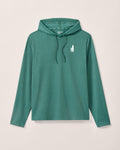 Custom Surfer Logo Hoppin Ribbed Knit Performance Hoodie - Heather