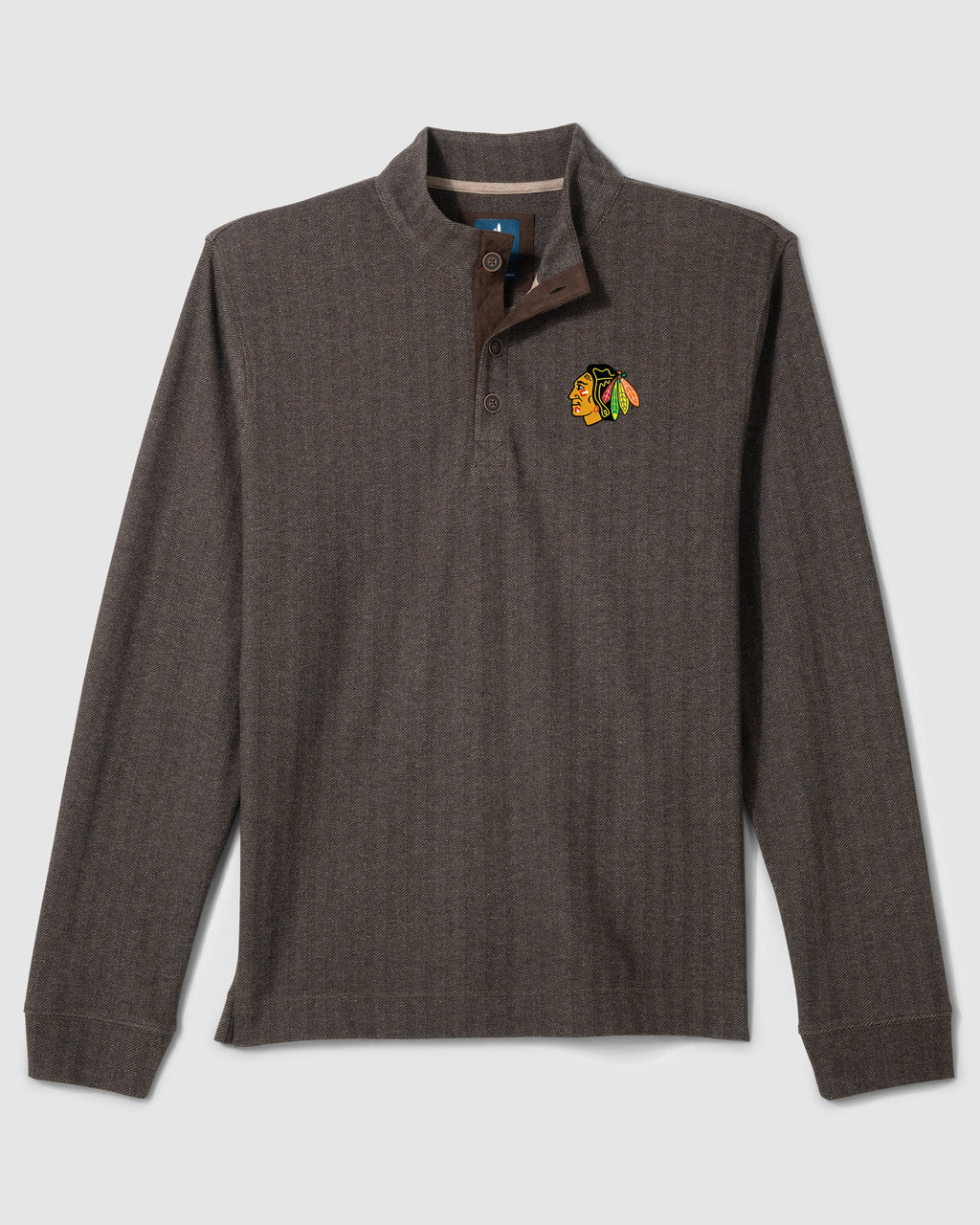 Chicago Blackhawks Cotton Blend Henley