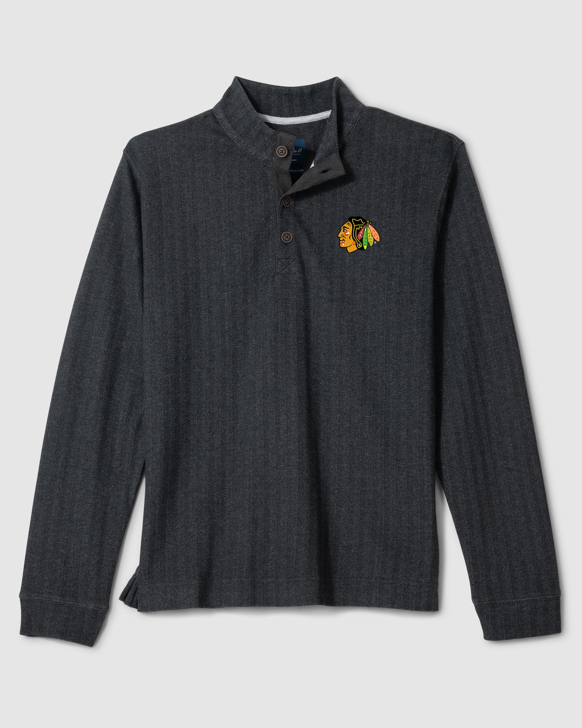 Chicago Blackhawks Cotton Blend Henley