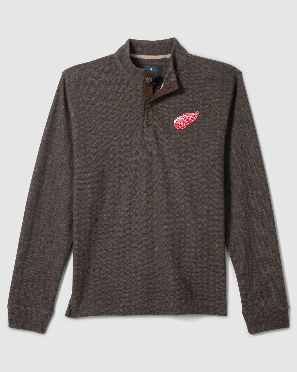 Detroit Red Wings Cotton Blend Henley