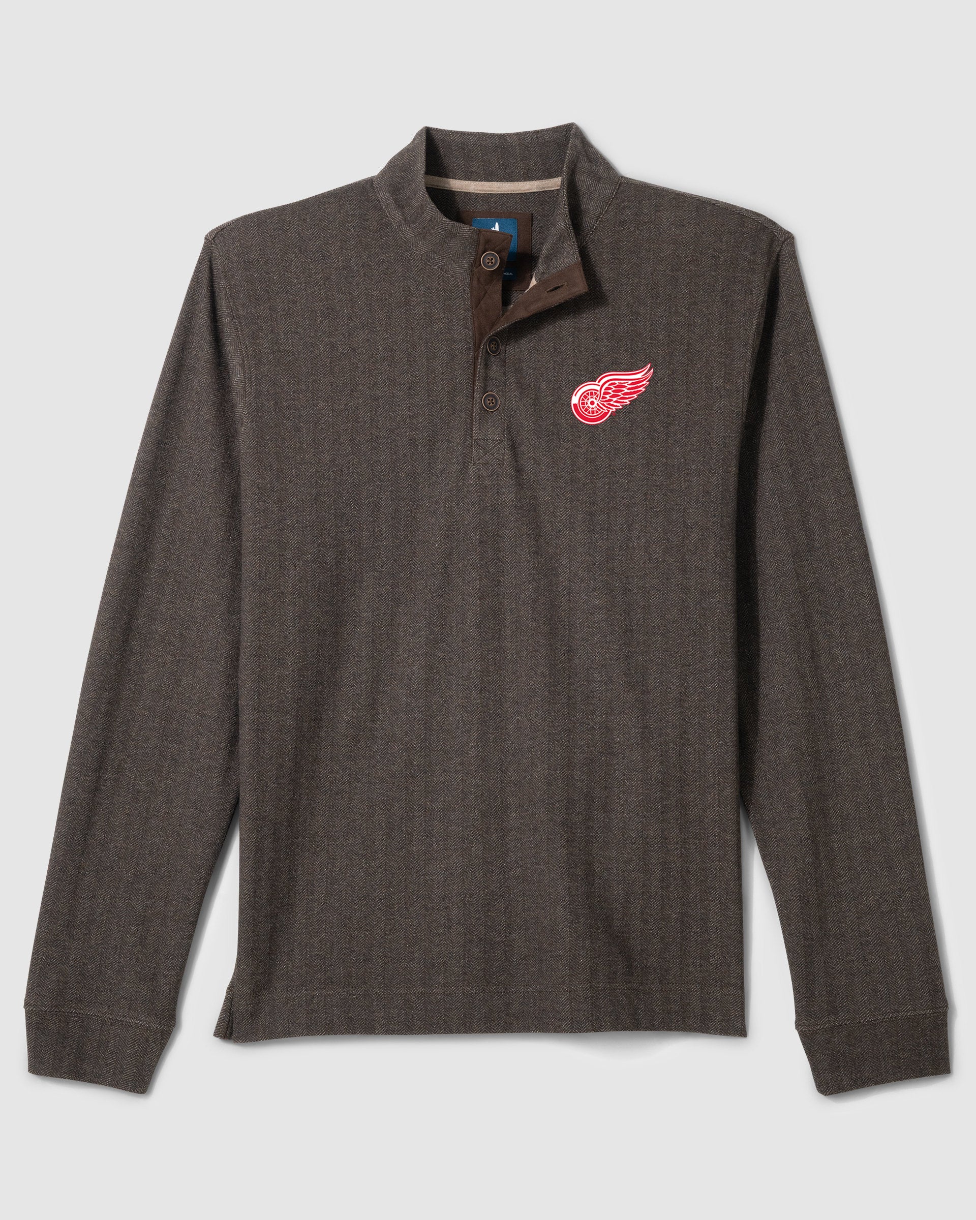 Detroit Red Wings Cotton Blend Henley