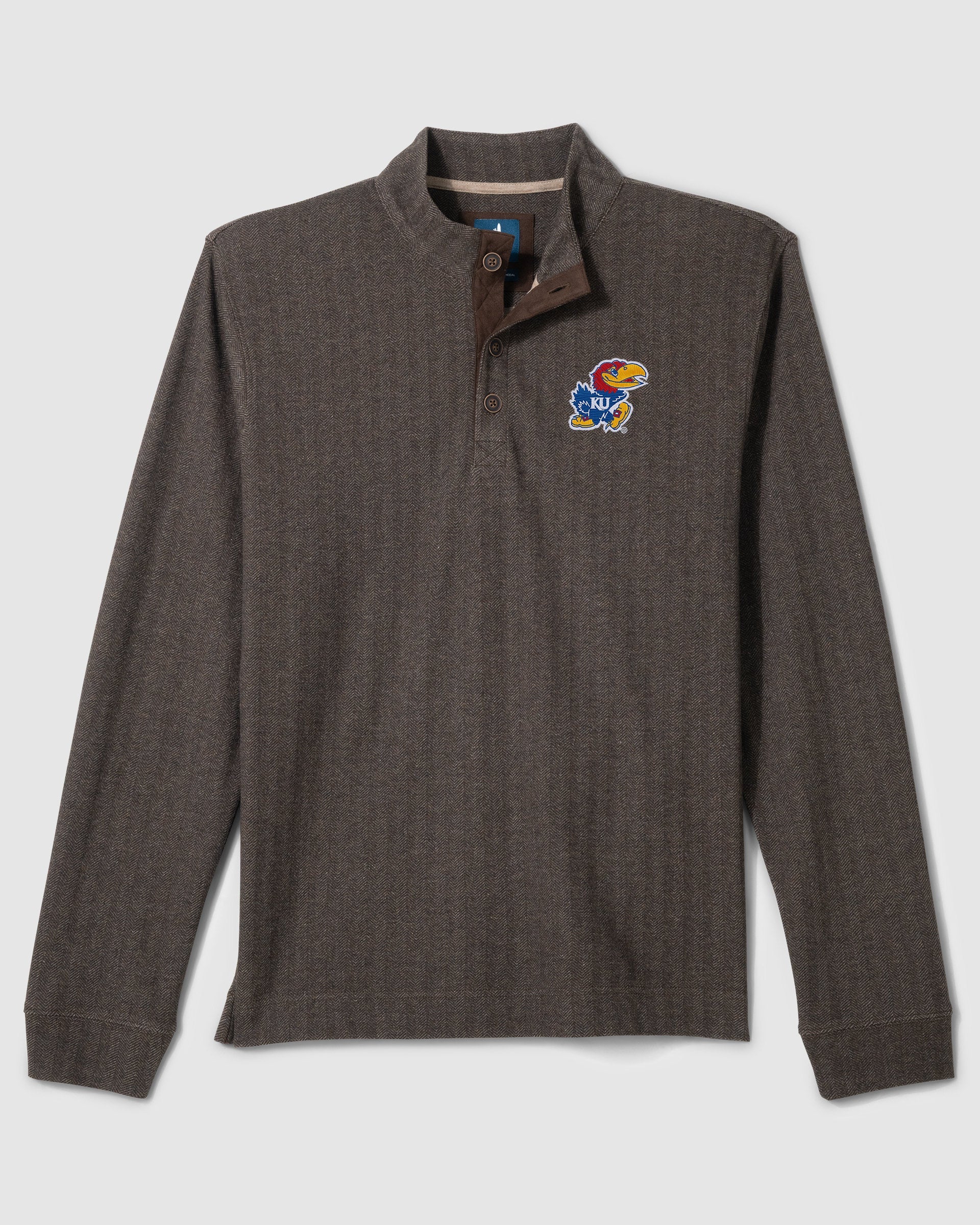 University Of Kansas Cotton Blend Henley