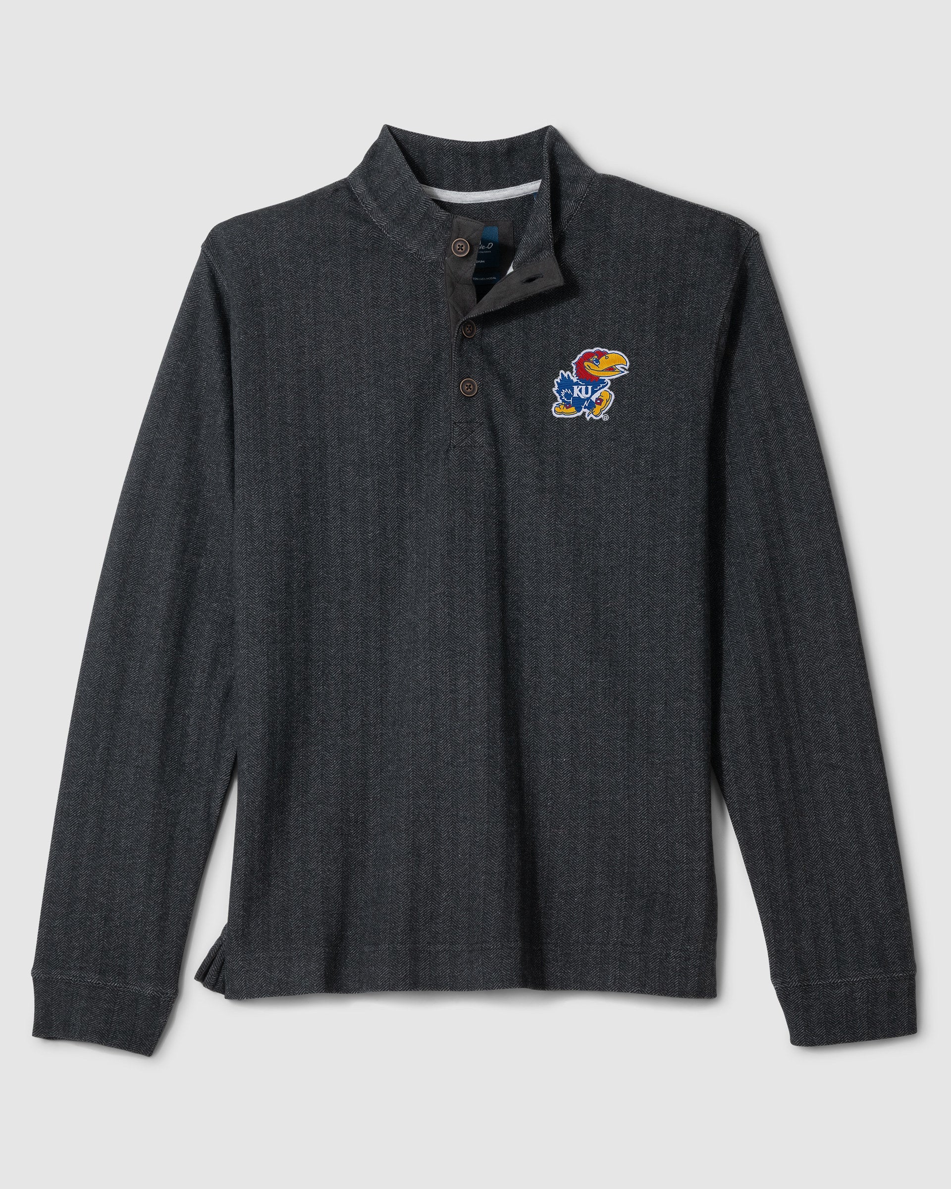 University Of Kansas Cotton Blend Henley