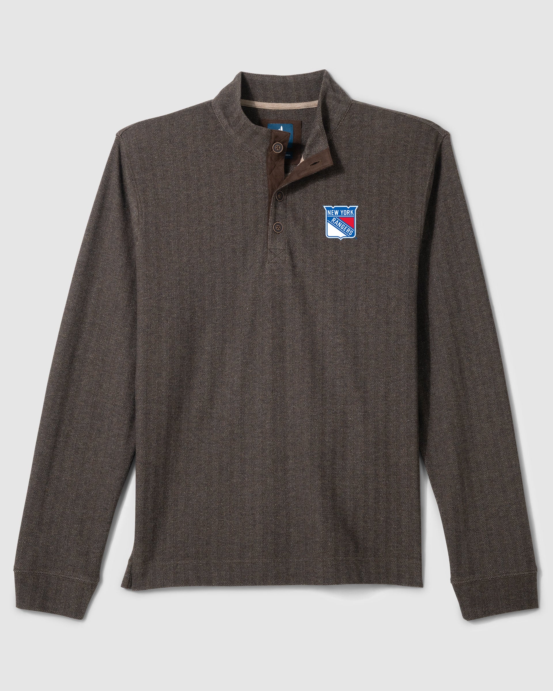 New York Rangers Cotton Blend Henley