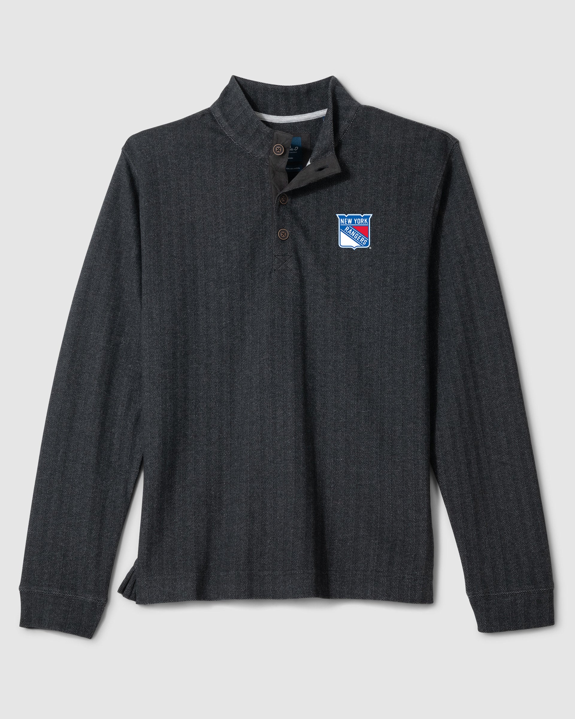 New York Rangers Cotton Blend Henley