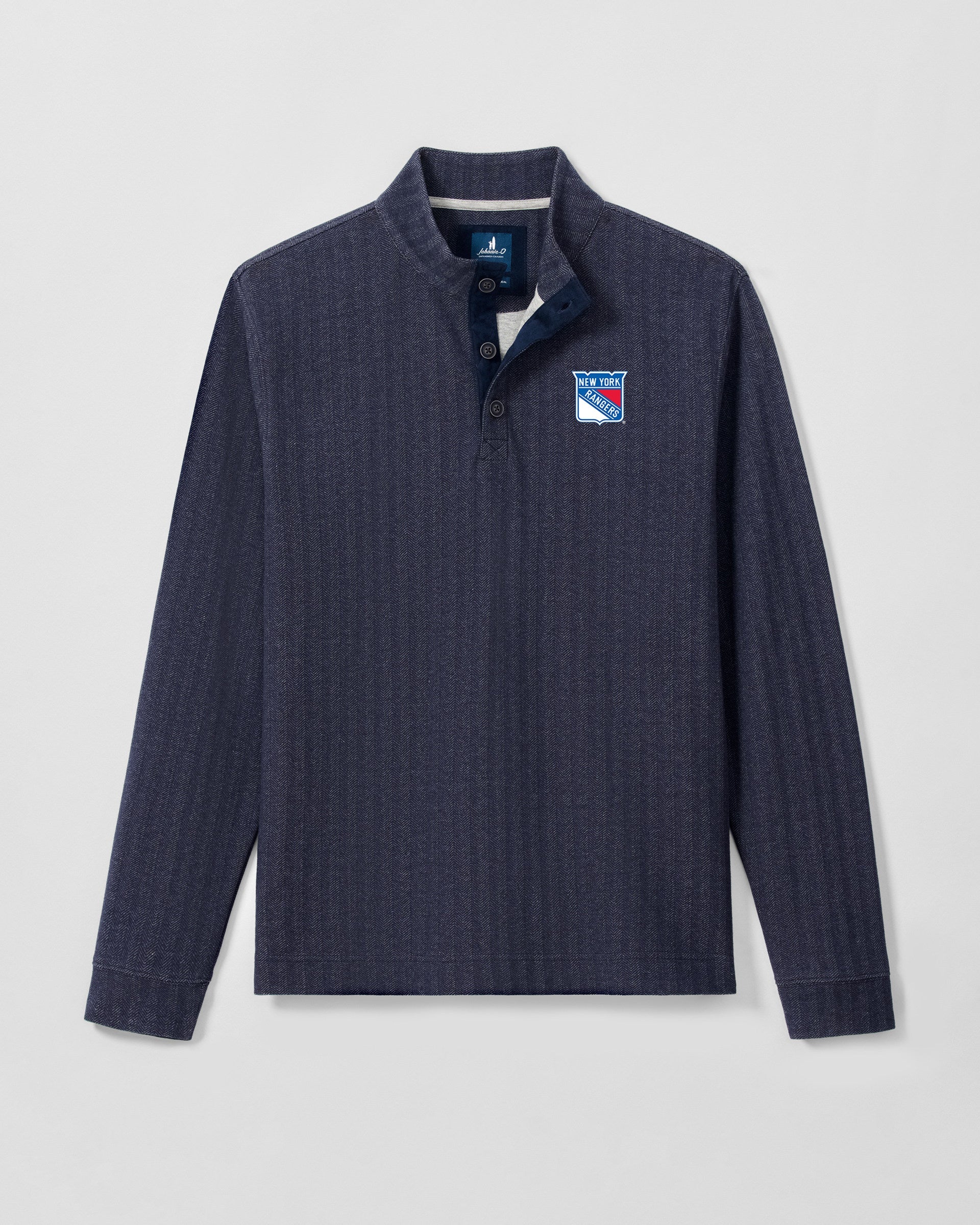 New York Rangers Cotton Blend Henley