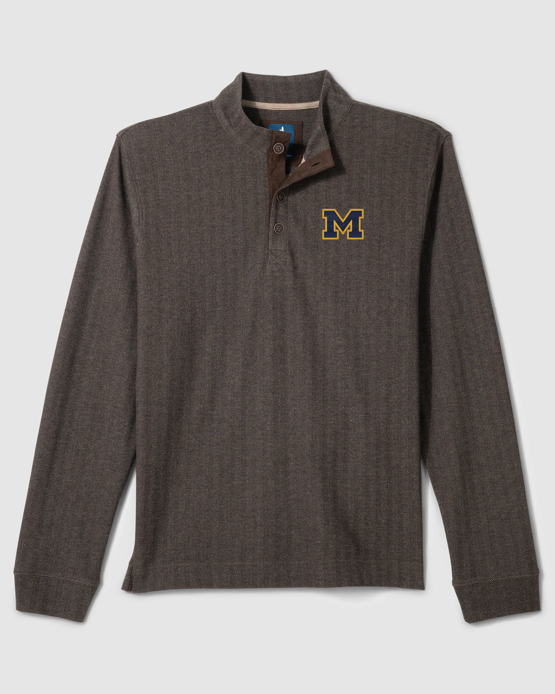 University Of Michigan Cotton Blend Henley