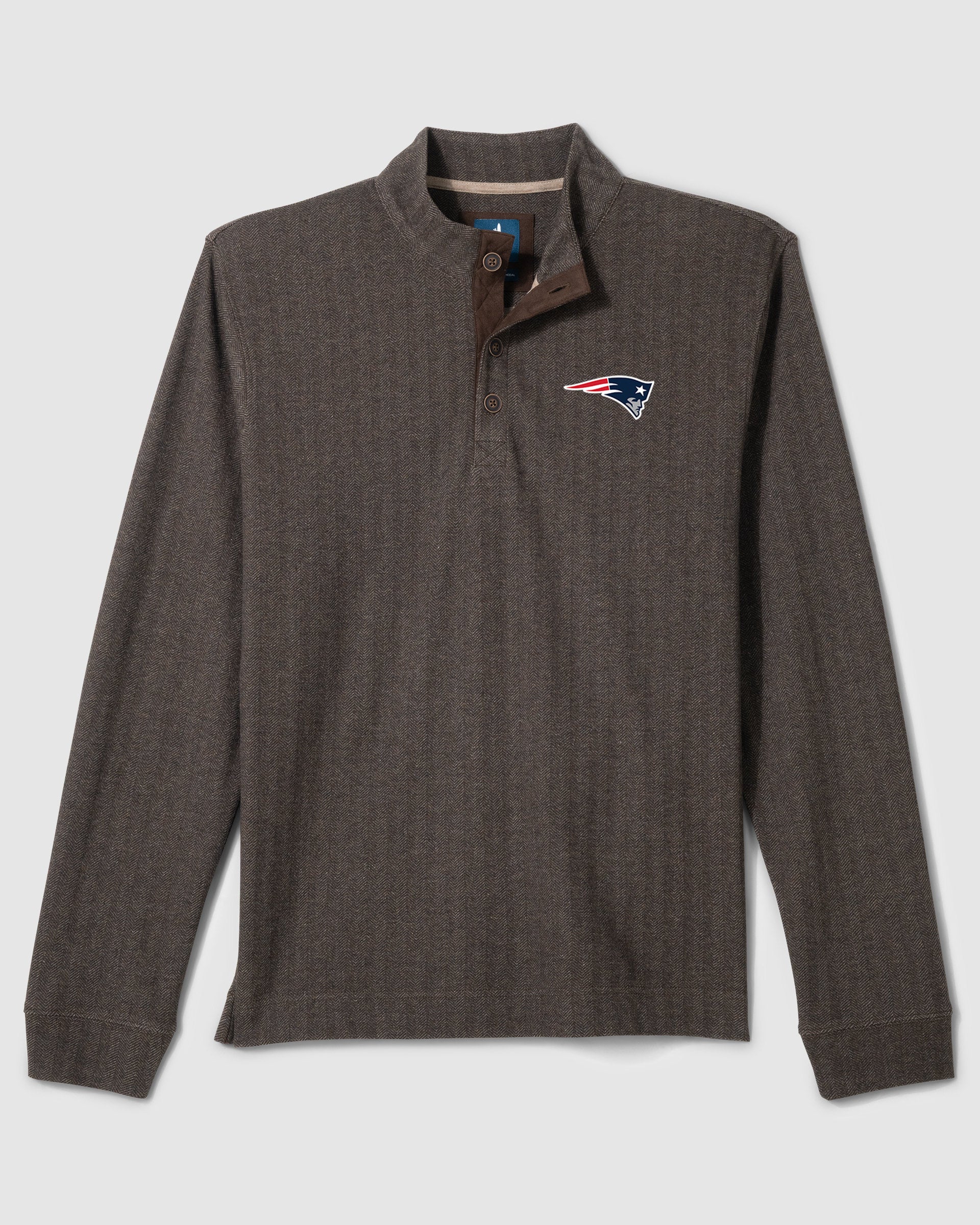 New England Patriots Cotton Blend Henley