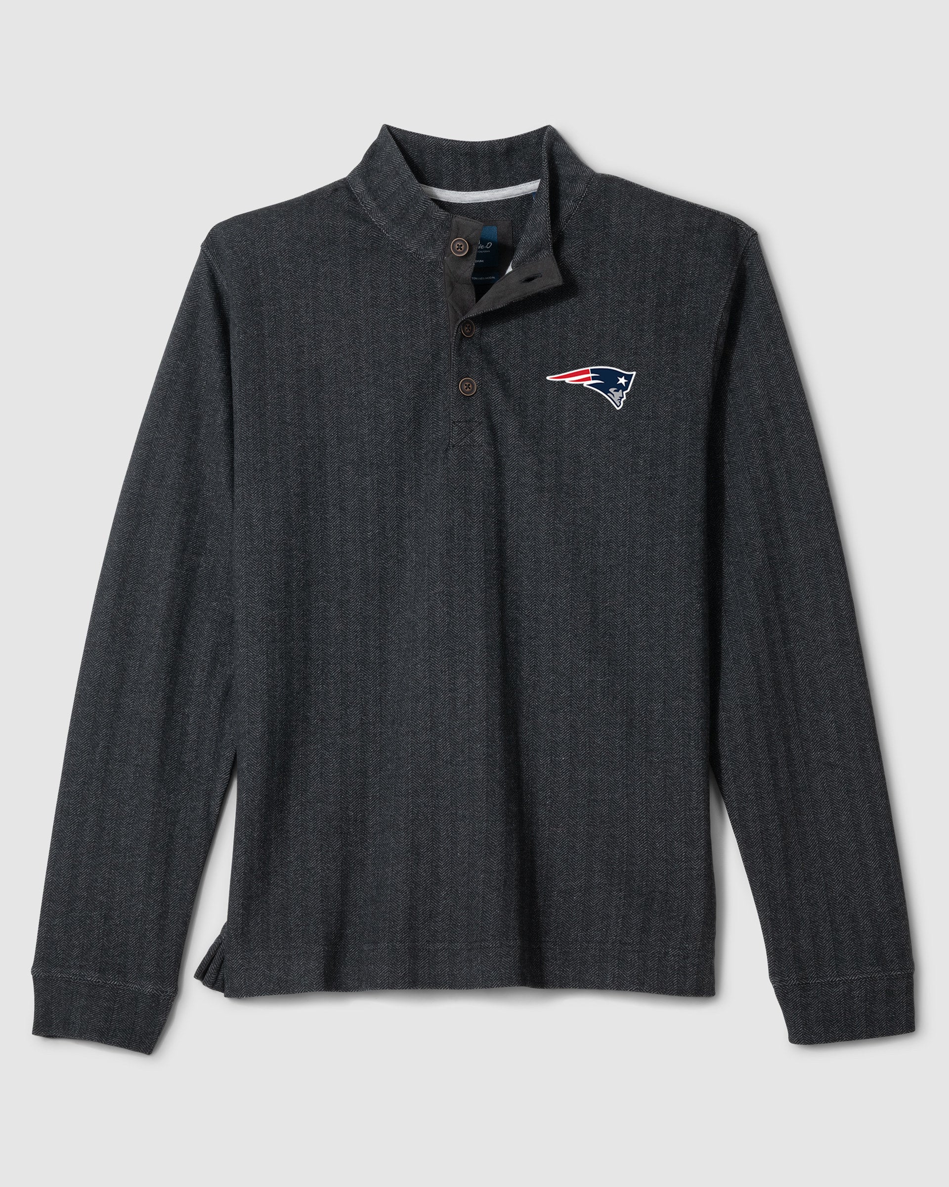 New England Patriots Cotton Blend Henley