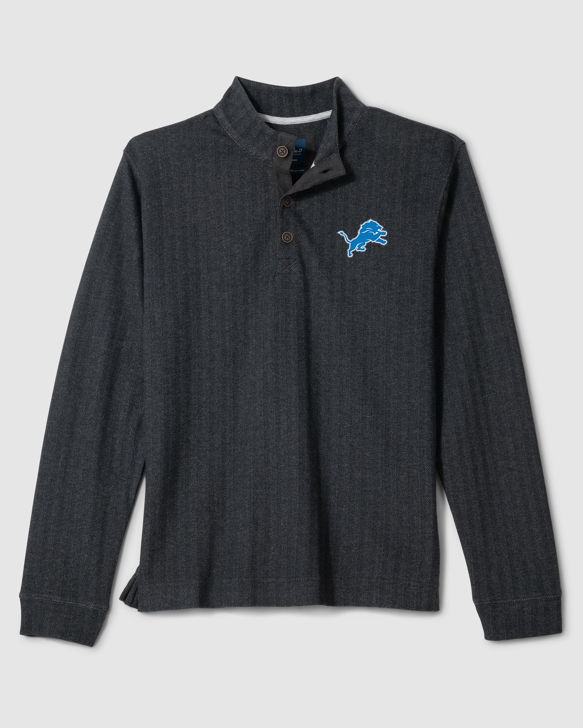 Detroit Lions Cotton Blend Henley