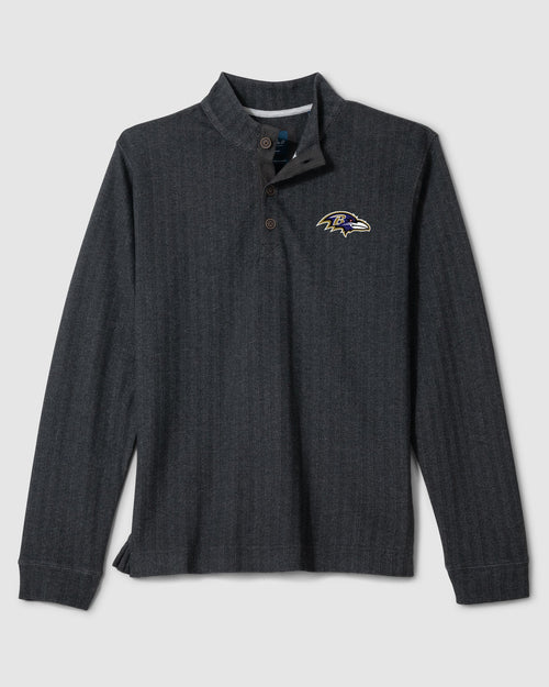 Baltimore Ravens Cotton Blend Henley