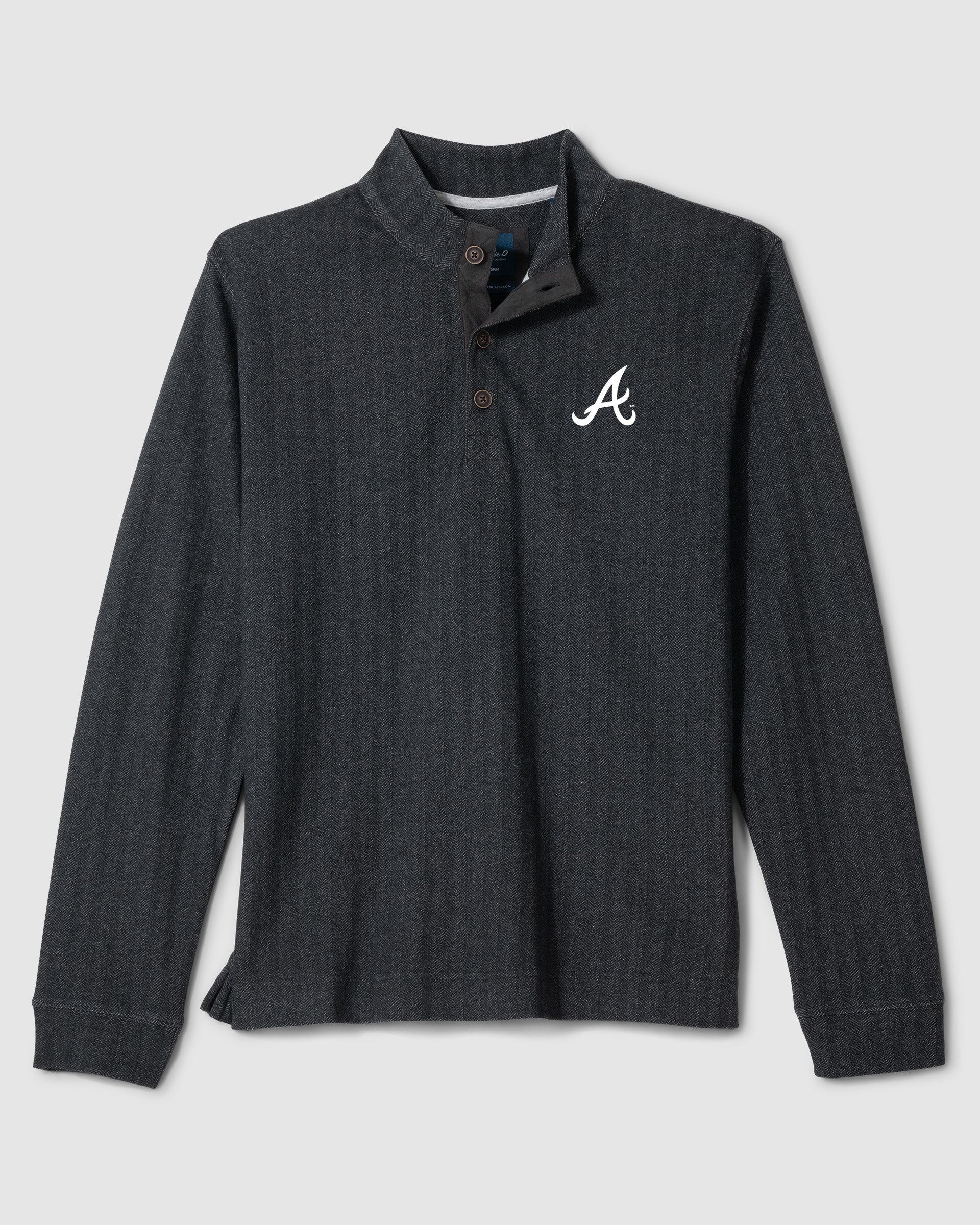 Atlanta Braves Cotton Blend Henley