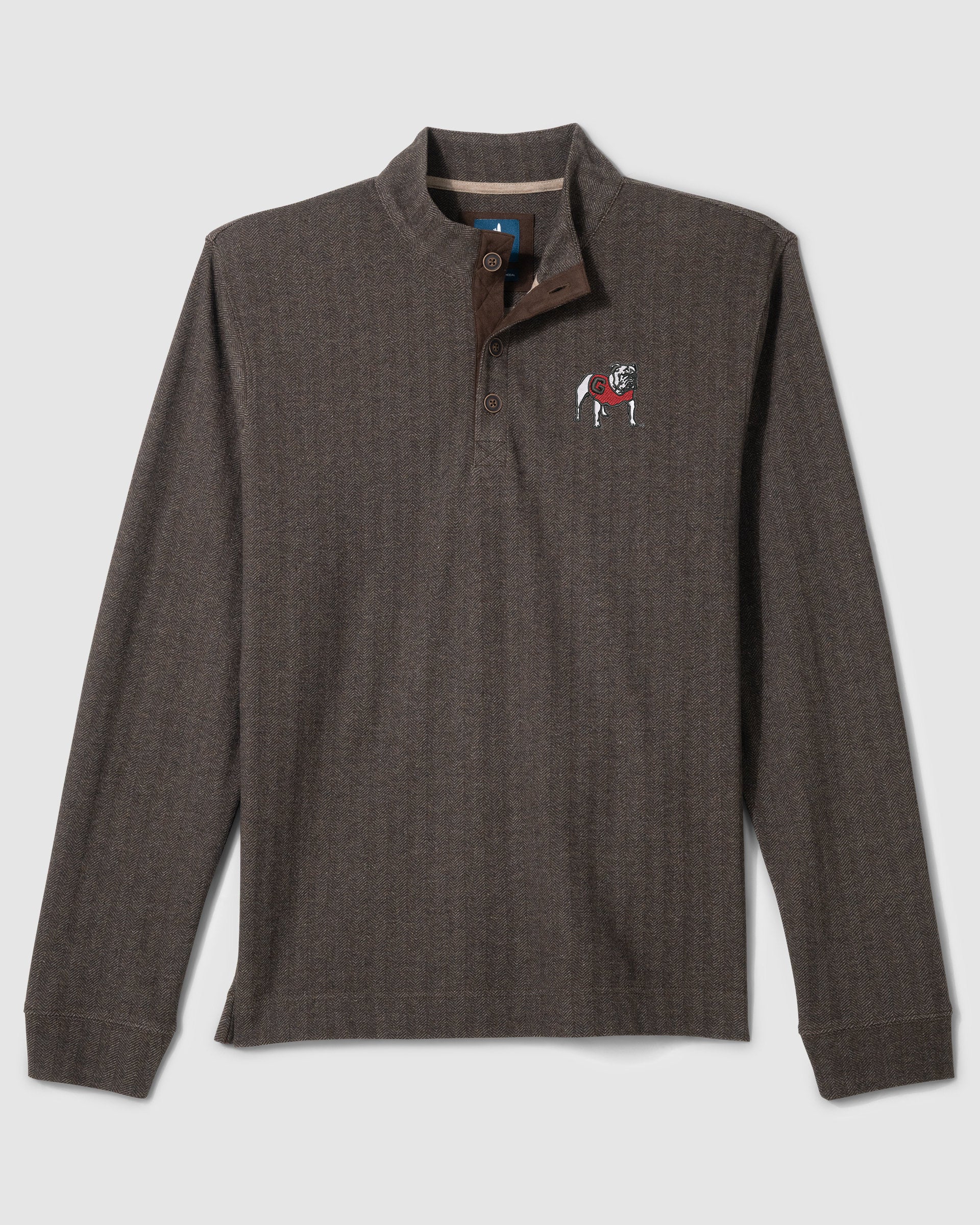 University Of Georgia Cotton Blend Henley