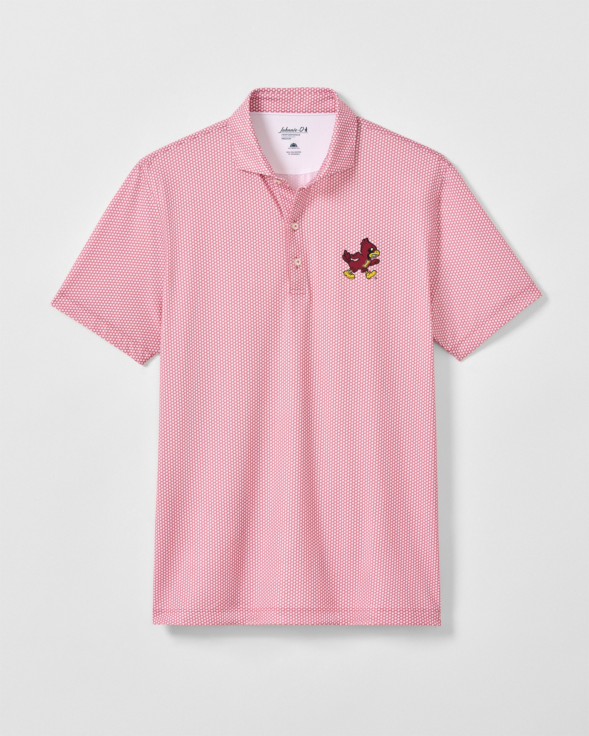 Iowa State Hex Performance Jersey Polo - Vault Logo