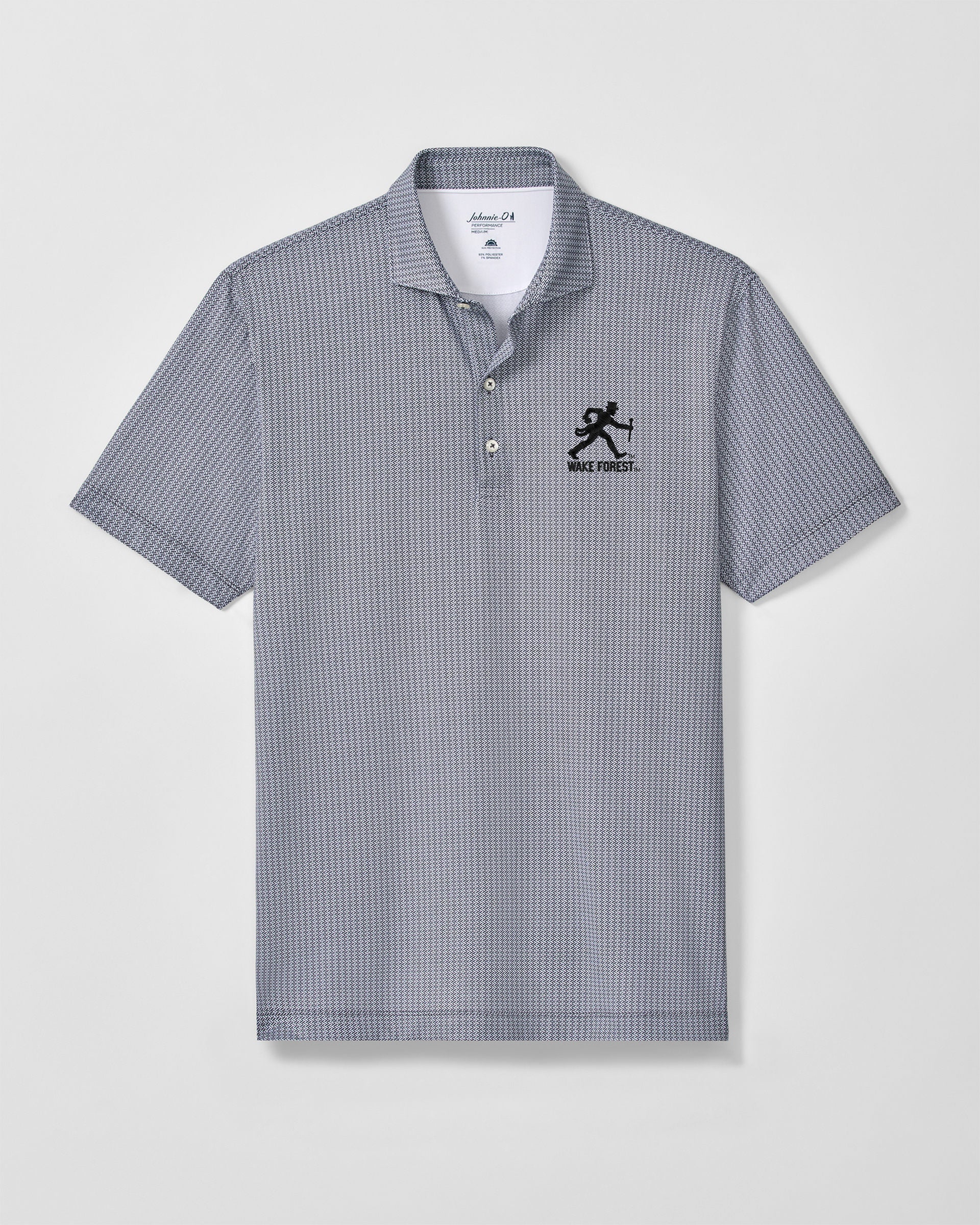 Wake Forest Crosslink Printed Performance Jersey Polo - Demon Deacon Logo