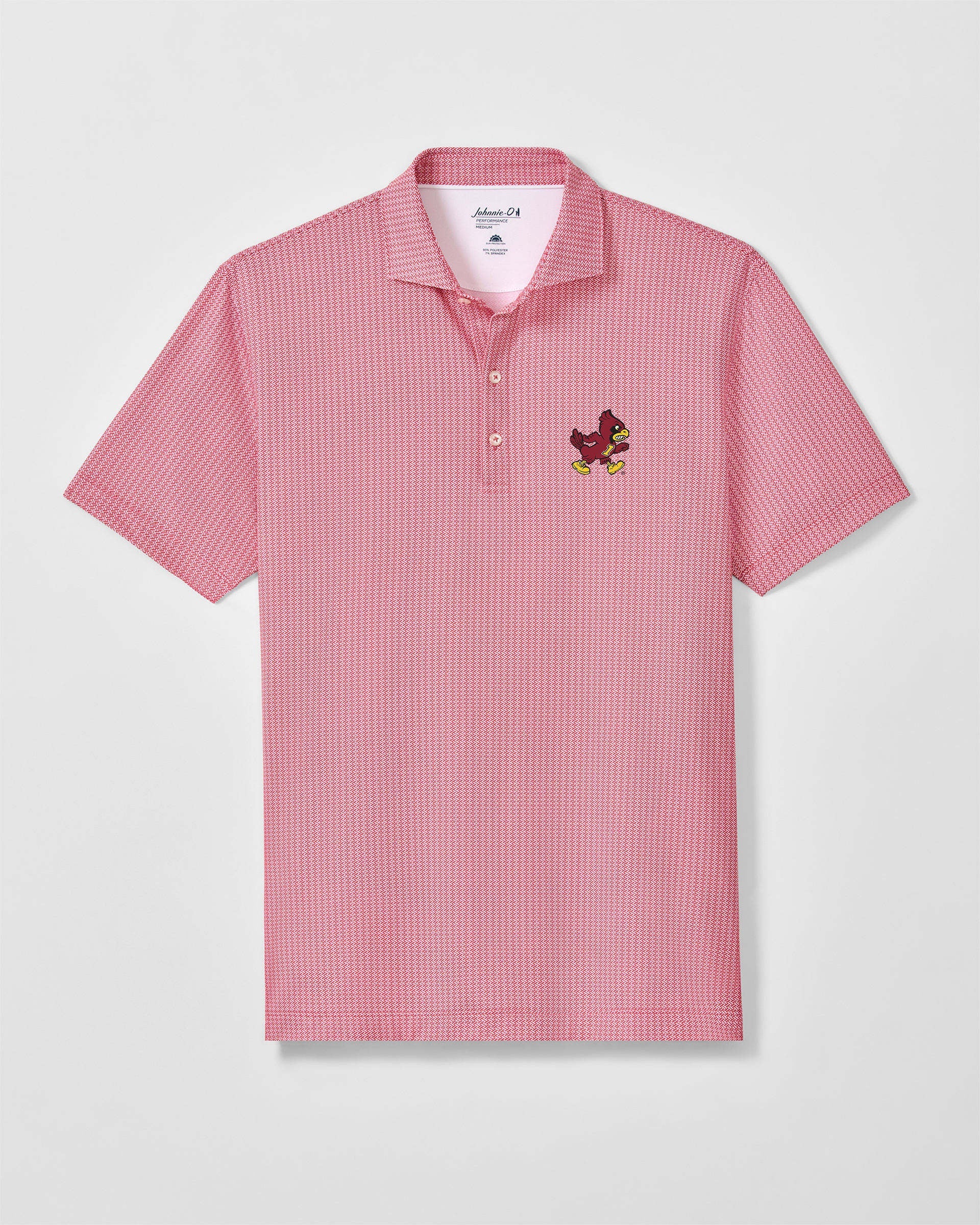 Iowa State Crosslink Printed Performance Jersey Polo - Vault Logo