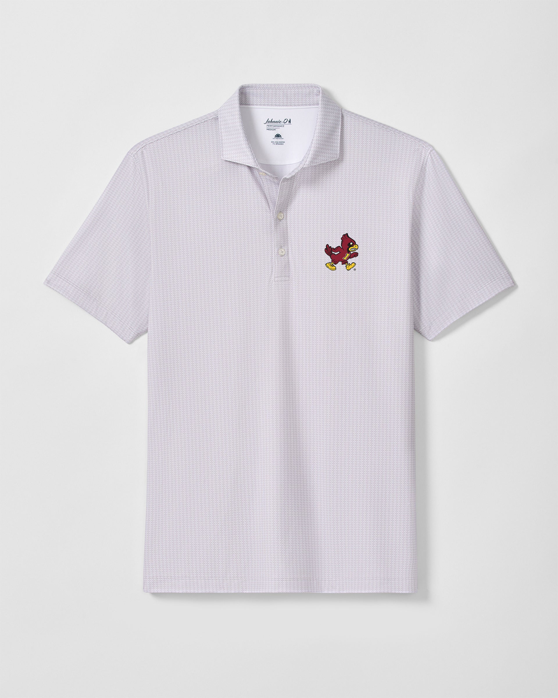 Iowa State Crosslink Printed Performance Jersey Polo - Vault Logo
