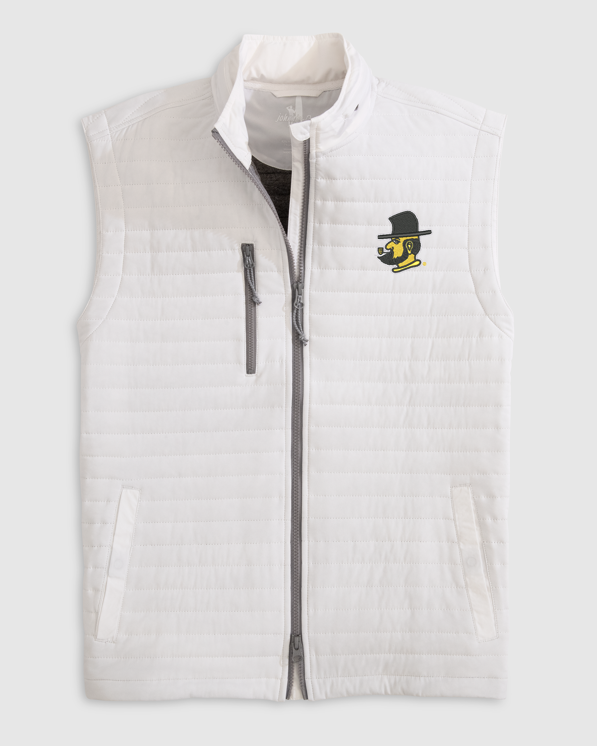 Appalachian State University Crosswind Quilted Performance Vest - Yosef Logo