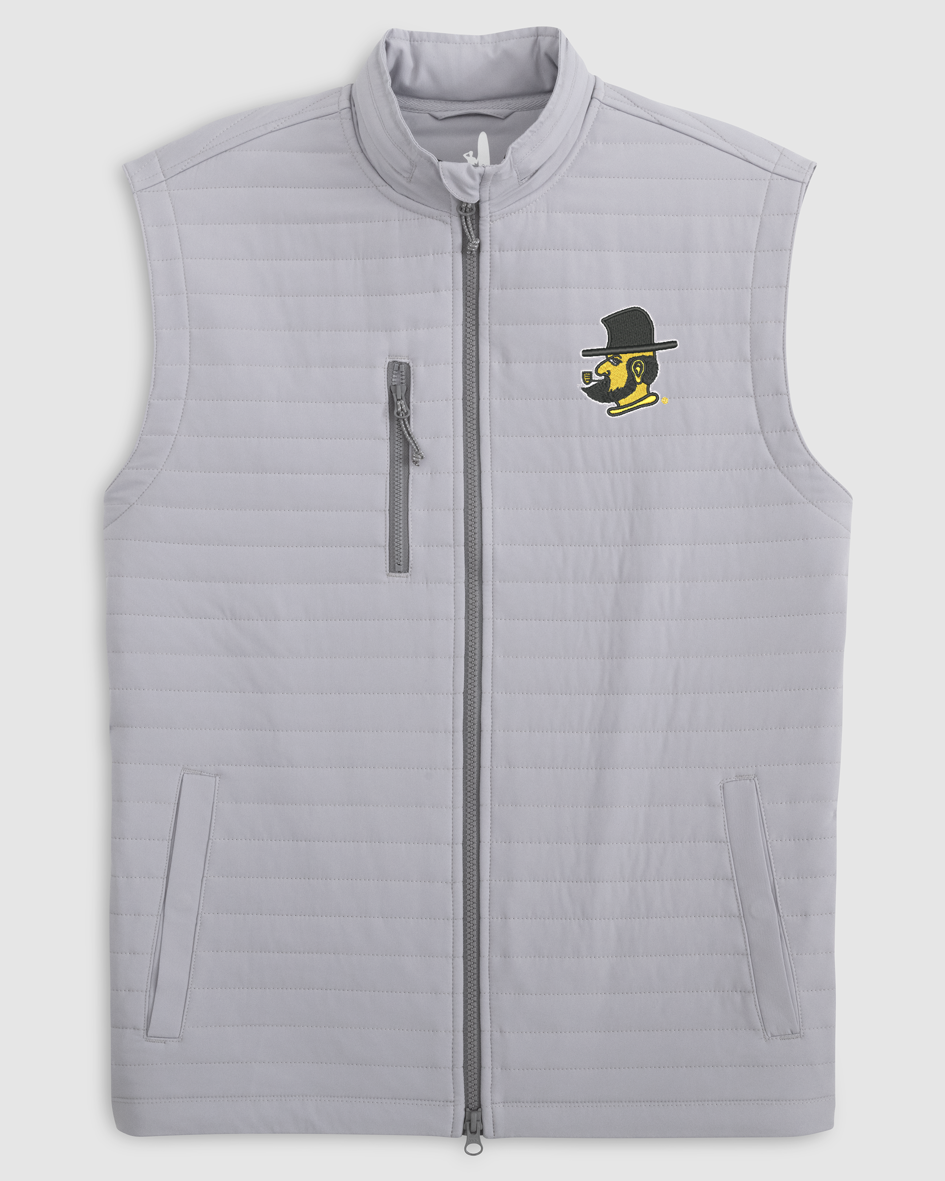 Appalachian State University Crosswind Quilted Performance Vest - Yosef Logo